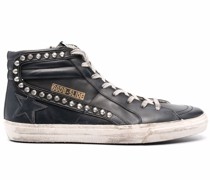 Slide Classic High-Top-Sneakers im Used-Look