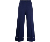 High-Waist-Hose mit weitem Bein