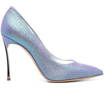 Spitze Stiletto-Pumps mit Glitter