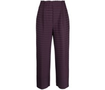 Gestreifte Cropped-Hose
