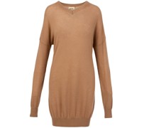 Kaschmirpullover mit V-Ausschnitt