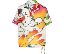 Poloshirt mit Whatever-Print