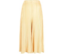 Weite Mellow Pleats Culottes