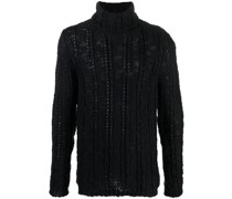 Gestrickter Rollkragenpullover