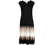 Strickkleid mit Zickzackmuster