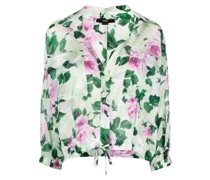 Bluse mit Blumen-Print