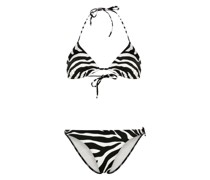 Bikini mit Zebra-Print