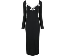Issad Midikleid mit Cut-Out
