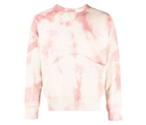 Sweatshirt mit Batikmuster