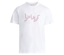 Houari T-Shirt mit Text-Print