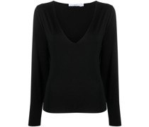 Bluse mit V-Ausschnitt