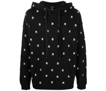 Hoodie mit Logo-Stickerei