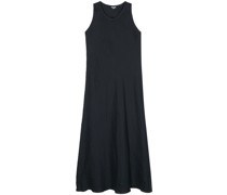 sleeveless linen slip dress