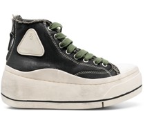 High-Top-Sneakers mit Plateau