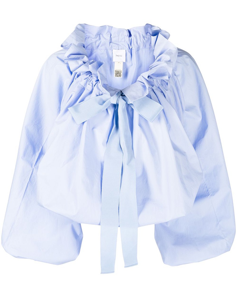 Patou Damen Bluse im Oversized-Look