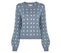 Gepunkteter Pullover