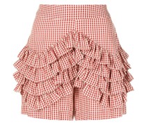 Shorts mit Vichy-Karo