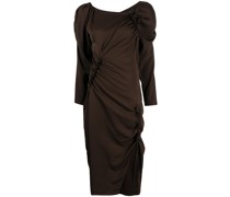 Gerafftes Andi Midikleid