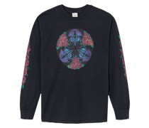 Sweatshirt mit Rosen-Print