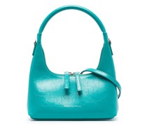 Schultertasche mit Logo-Print