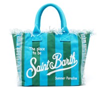 Gestreifte Vanity Strandtasche
