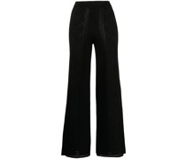 Weite Hose mit Sichelmond-Muster