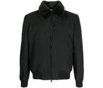 Bomberjacke mit Kontrastkragen