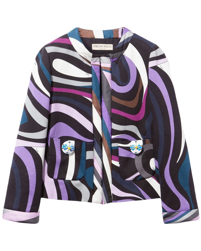 Emilio Pucci Damen Jacke mit grafischem Print Emilio Pucci Damen Jacke mit grafischem Print