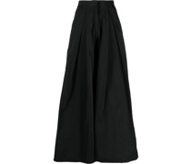 Taillenhose mit weitem Bein