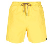 Badeshorts mit Logo-Patch