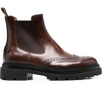 Chelsea-Boots mit Budapestermuster