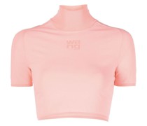 Cropped-T-Shirt mit Logo