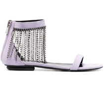Sandalen mit Kristallen