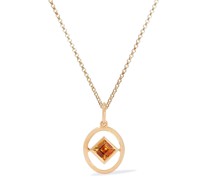 14kt Citrine Birthstone Gelbgoldhalskette
