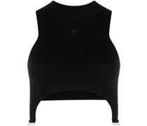 Stricktop mit Logo-Patch