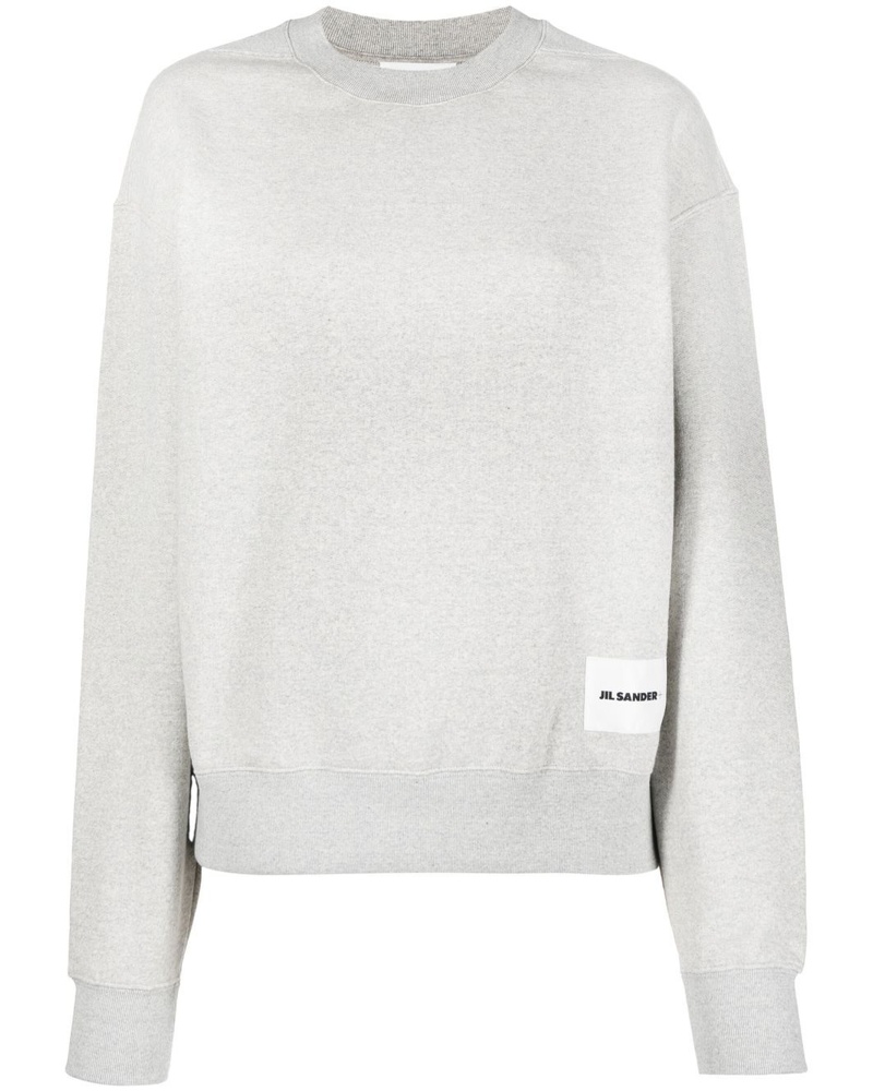 Jil Sander Damen Sweatshirt mit Logo-Patch