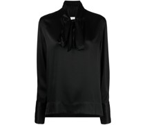 Bluse mit Schleifenkragen