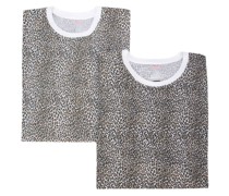 T-Shirt mit Leoparden-Print