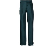 Straight-Leg-Hose mit Falten