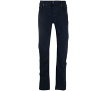Gerade Hose mit gebürstetem Finish