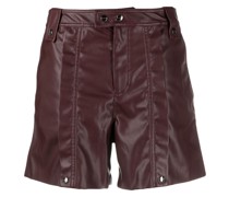 Shorts in Lederoptik