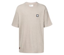 T-Shirt aus Frottee mit Logo