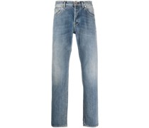 Skinny-Jeans mit Logo-Patch
