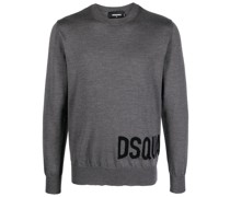 Pullover mit Logo-Intarsie