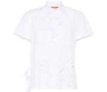 broderie-anglaise cotton shirt