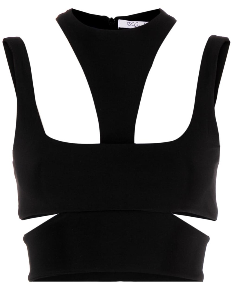 LaQuan Smith Damen Cropped-Top mit Cut-Out