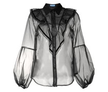 'Love Bird' Bluse mit Sheer-Effekt