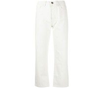 Gerade Cropped-Jeans