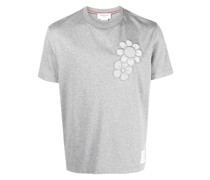 T-Shirt mit Blumenstickerei