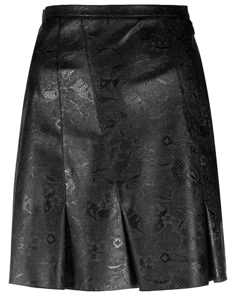 KOCHÉ Damen Hoch sitzender Minirock aus Organza KOCHÉ Damen Hoch sitzender Minirock aus Organza